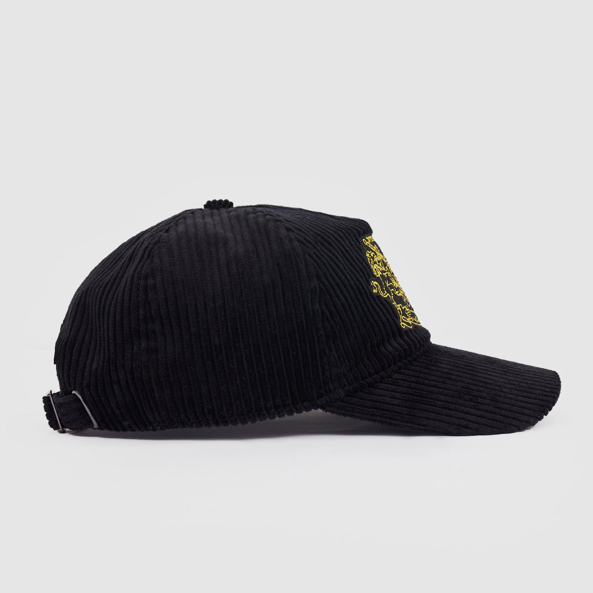 Gentlemen's Club Hat - Cord (Black/Yellow)