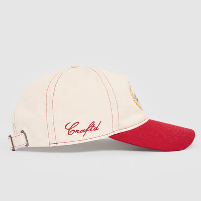 Yacht Club Hat (Cream/Red)