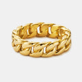Cuban Band Ring (Gold) 6mm