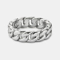 Cuban Band Ring (Silver) 6mm