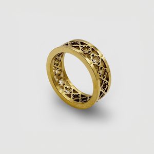 Clover Band Ring (Gold)