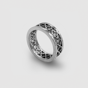 Clover Band Ring (Silver)