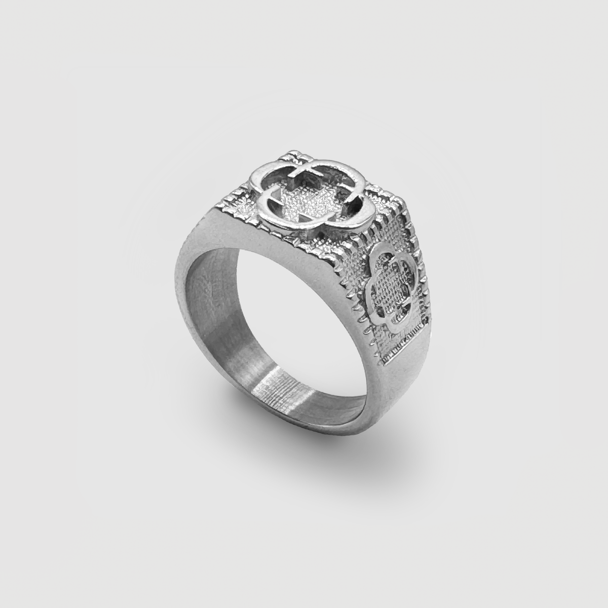 CRAFTD London クラフトロンドン 指輪 CLOVER SOVEREIGN RING Clover Sovereign Ring (Silver)