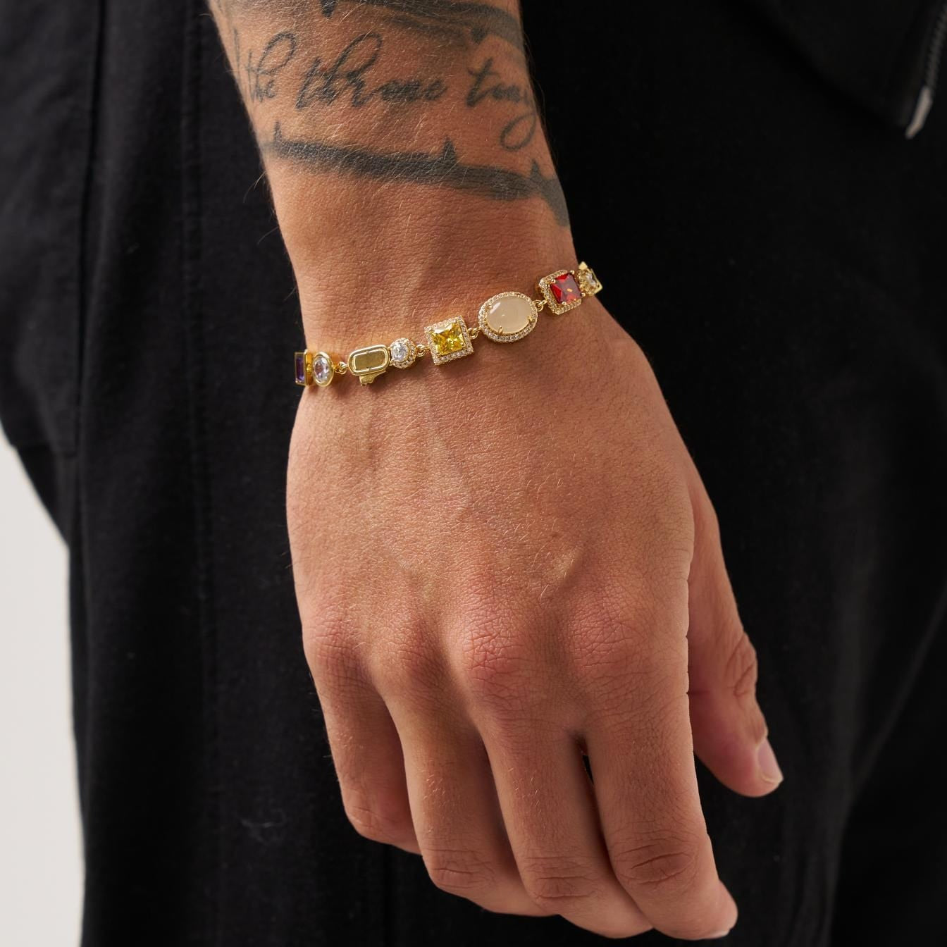 Gemstone Bracelet (Gold)
