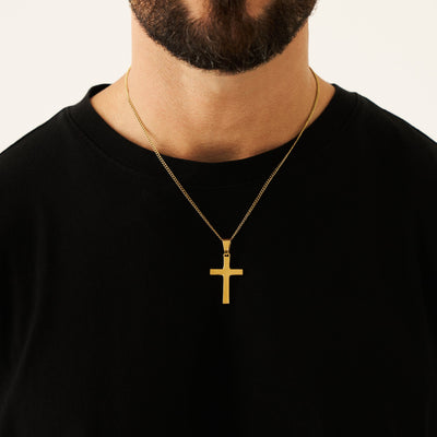 Latin Cross Pendant (Gold)