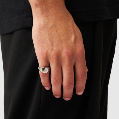 Round Signet Ring (Silver)