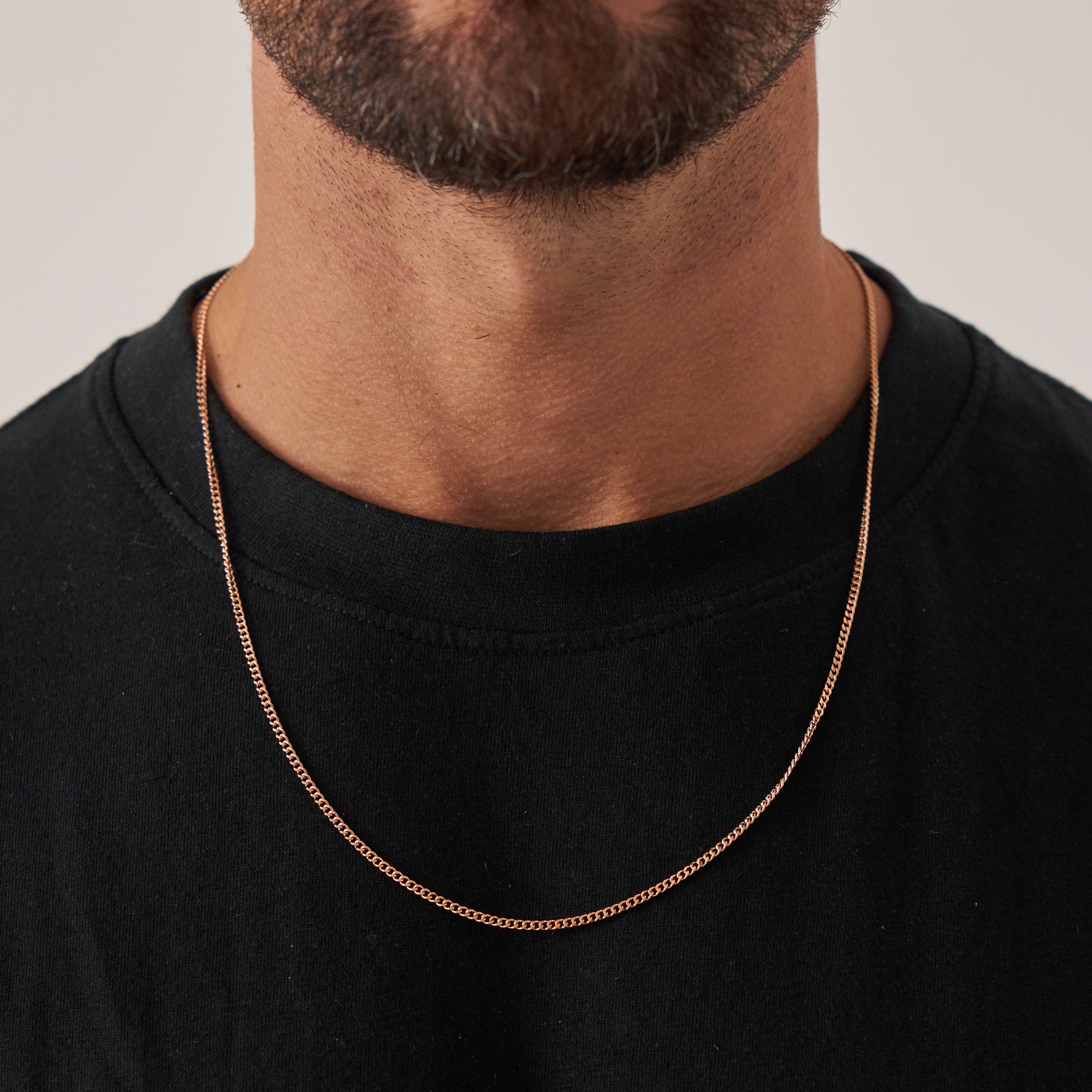 Cuban (Rose Gold) 2mm
