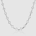 Clover Link Necklace (Silver)