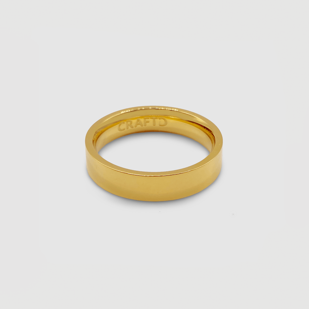 Flat Band Ring (Gold) 5mm