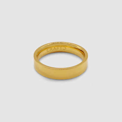 Flat Band Ring (Gold) 5mm