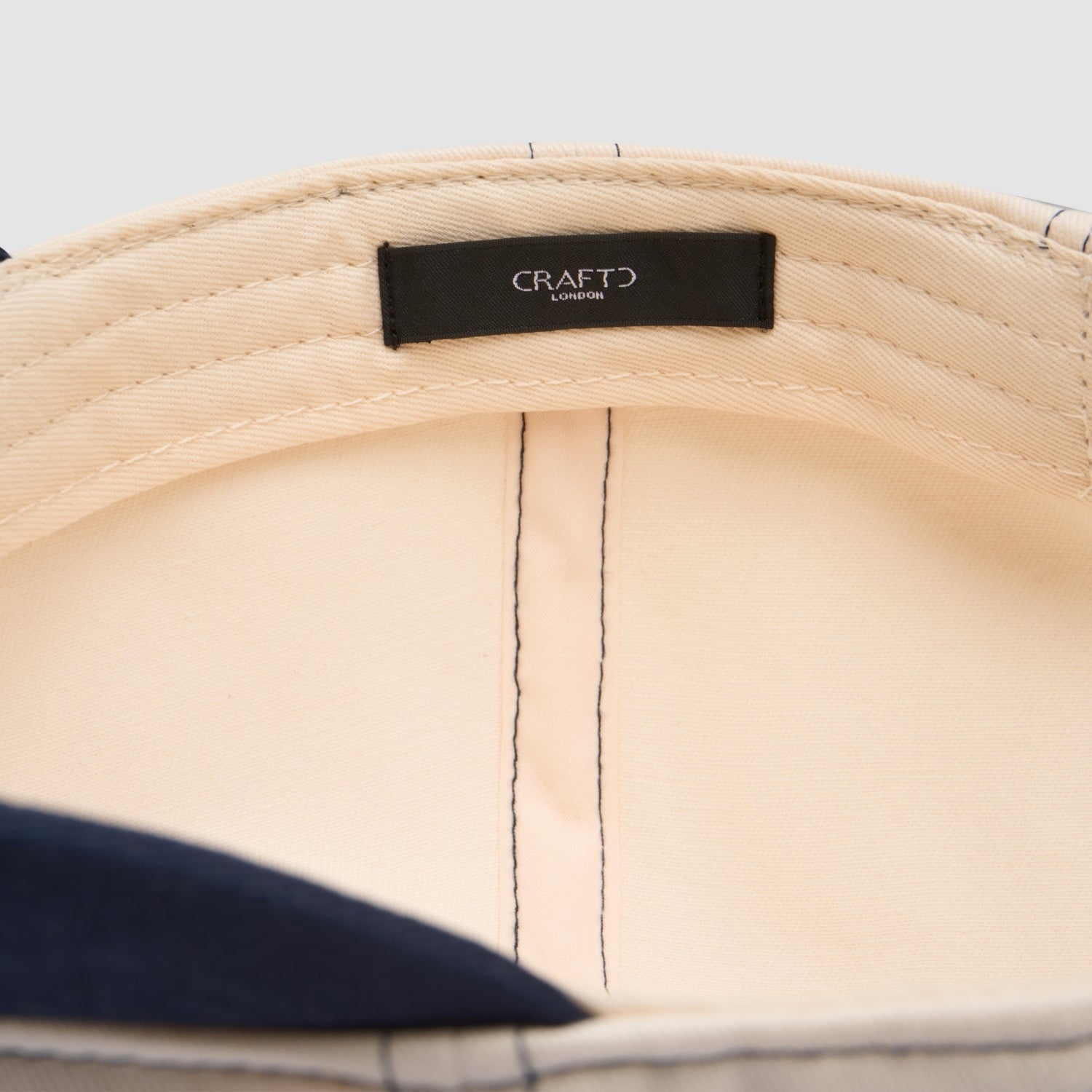 Gentlemen's Club Hat (Cream/Navy)