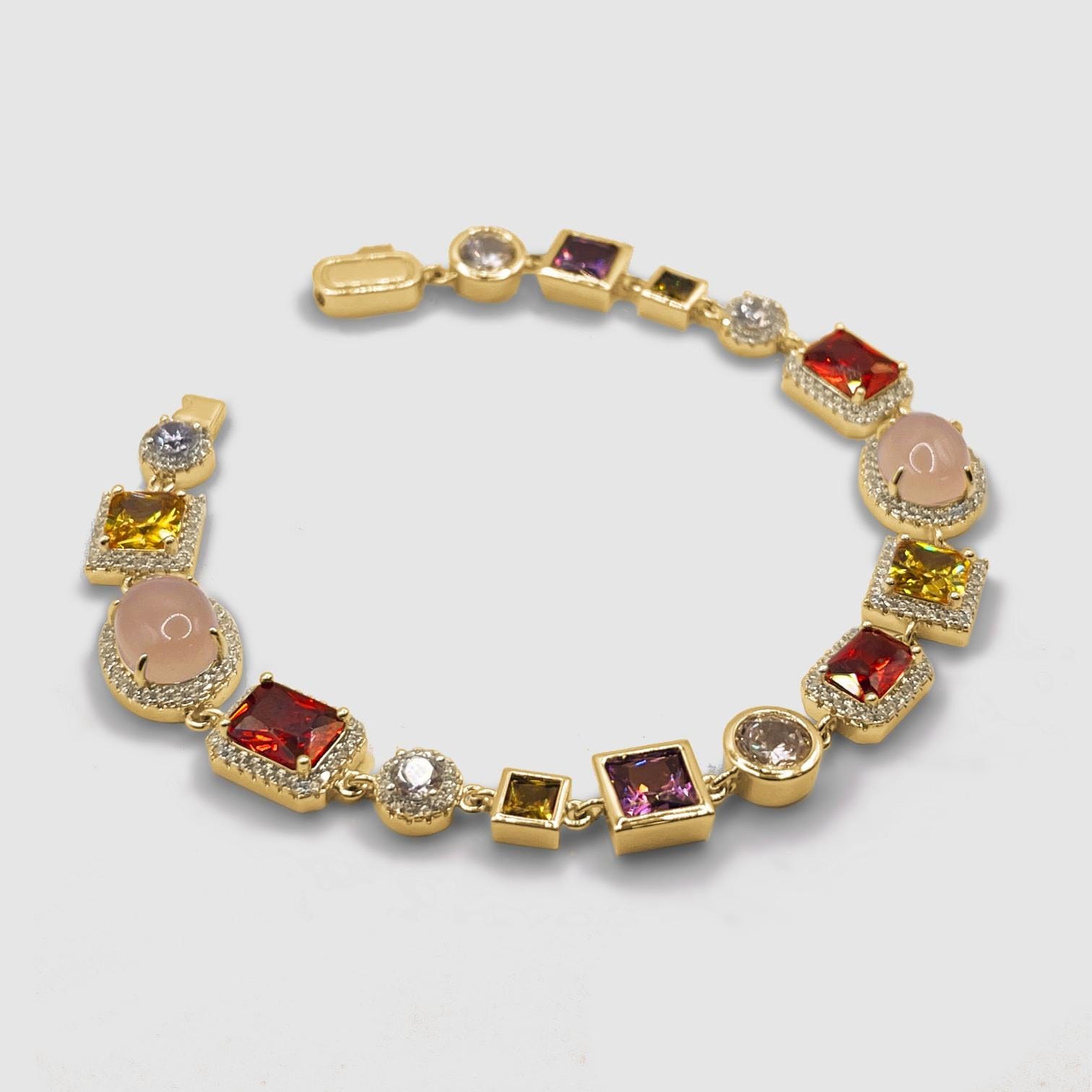 CRAFTDLondon クラフトロンドン STONE BEADED BRACELET 5MM Stone Beaded Bracelet (Silver)