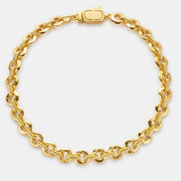 Melted Link Bracelet (Gold)