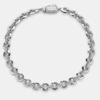 Melted Link Bracelet (Silver)