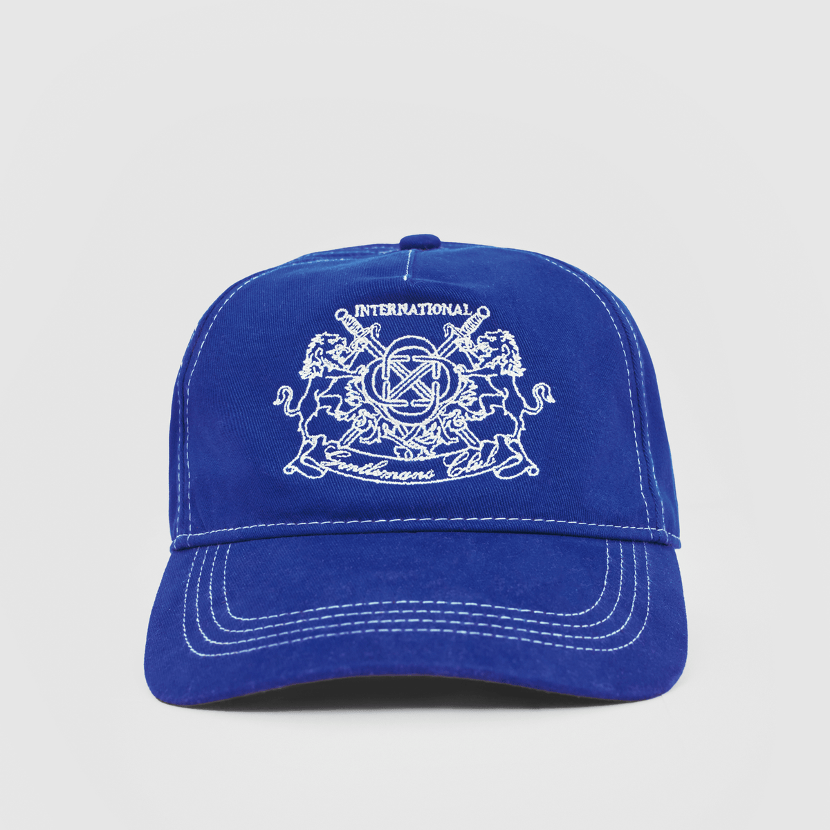 Sombrero de club de caballeros (azul cobalto)