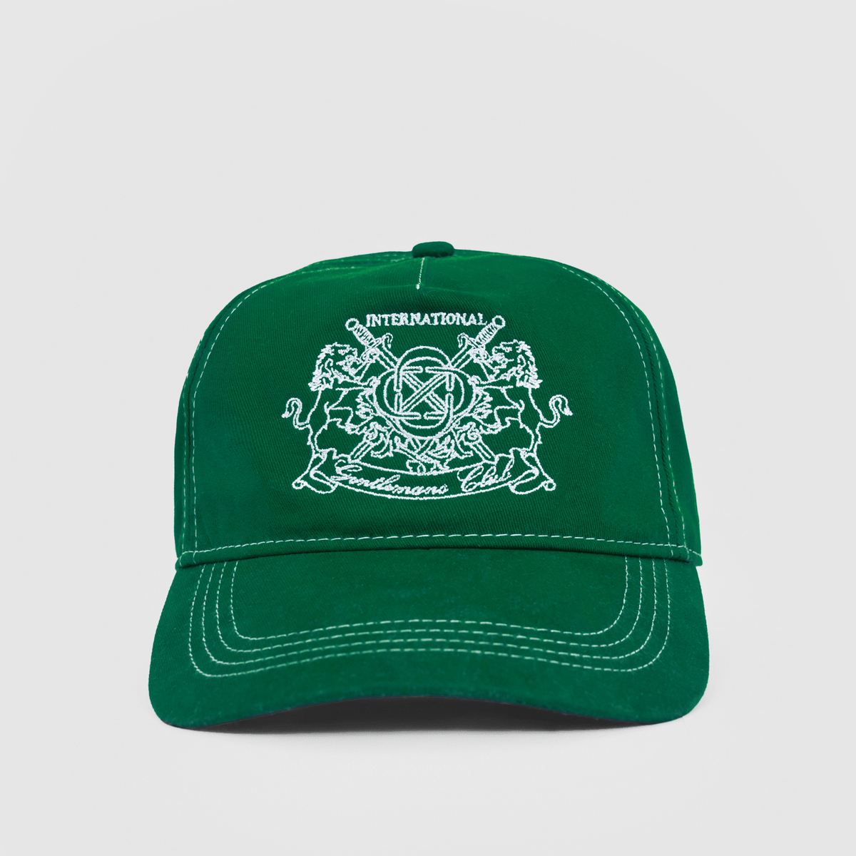 Sombrero de club de caballeros (verde bosque)