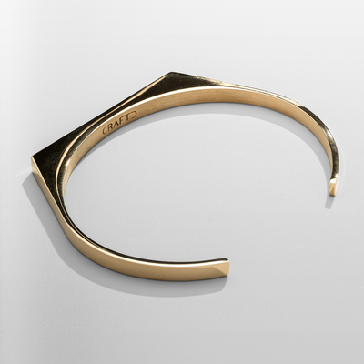 Rectangle Bangle 5mm (Gold)