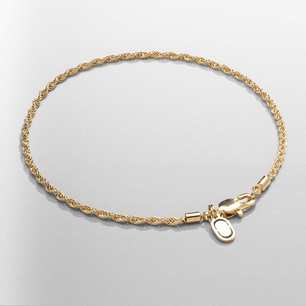 Pulsera de cuerda (oro) 2 mm