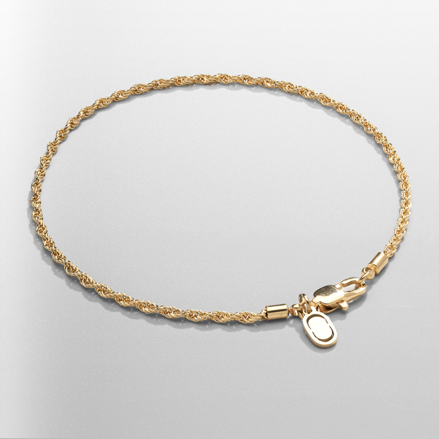 Rope Bracelet (Gold) 2mm