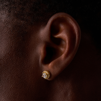 Stud Earrings (Gold)