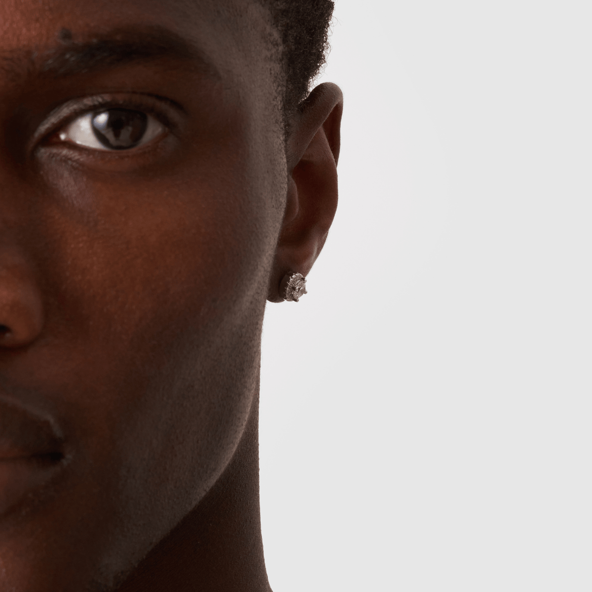 Stud Earrings (Silver)