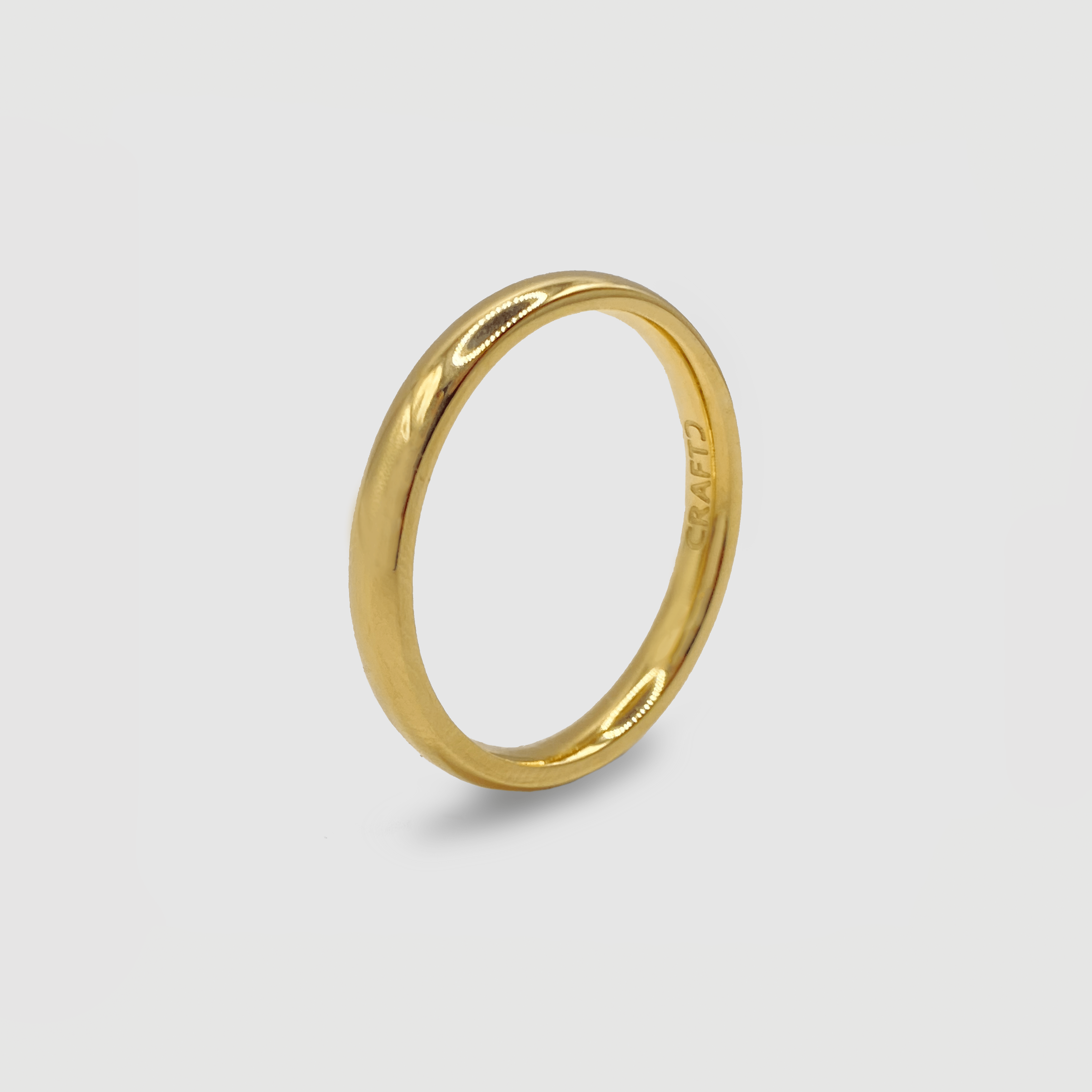 Round Band Ring (Gold) 3mm