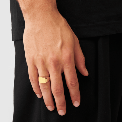 Square Signet Ring (Gold)