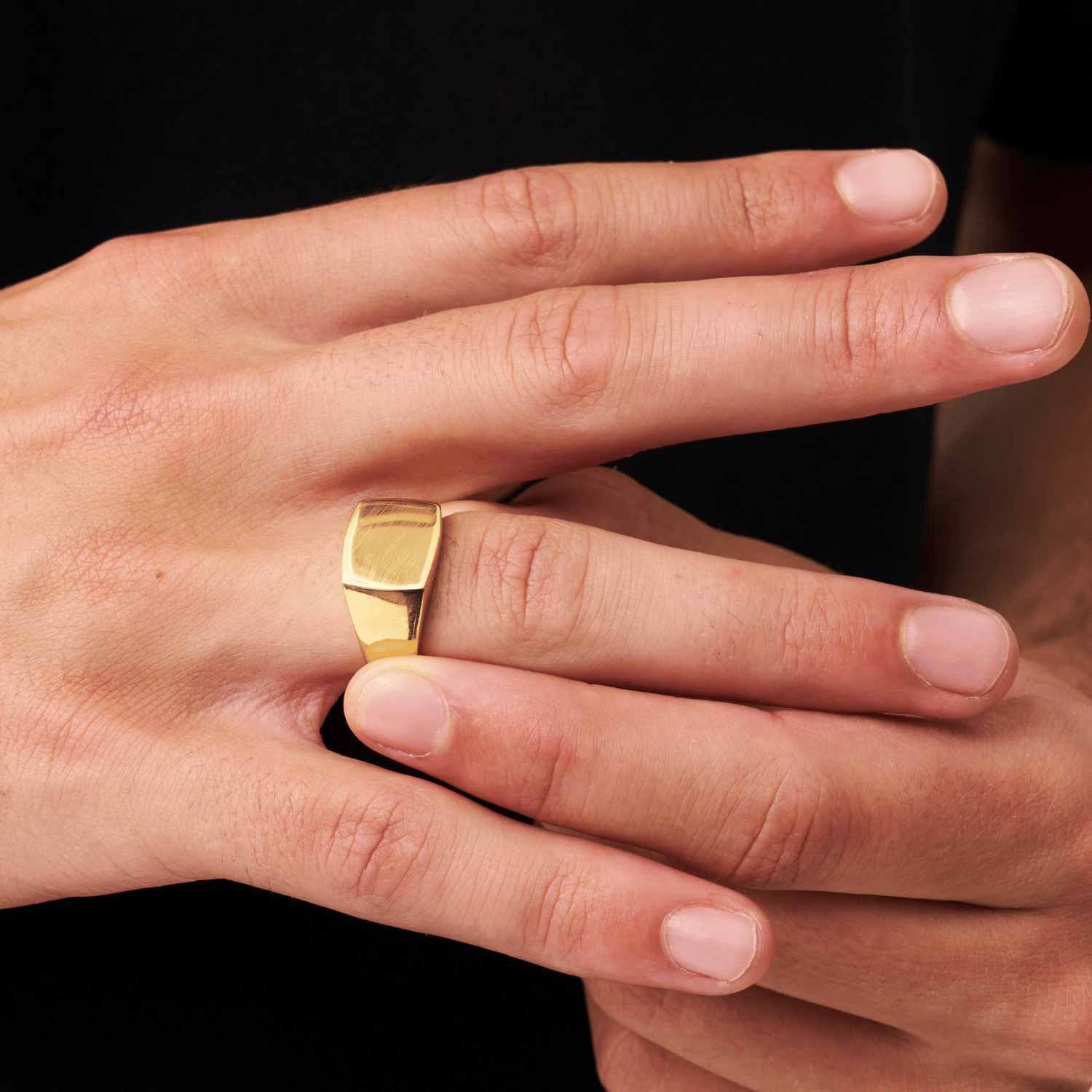 Square Signet Ring (Gold)