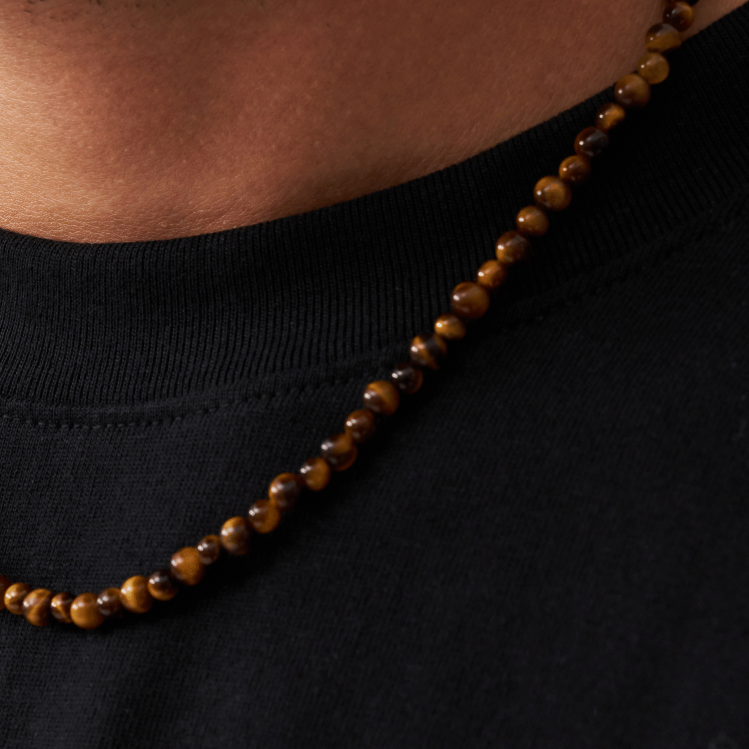 Tigers Eye Beaded Necklace