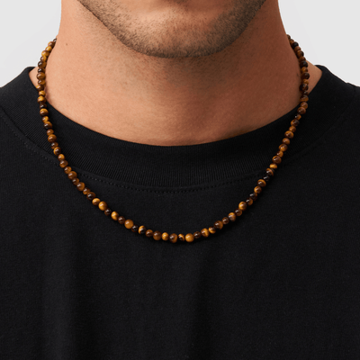 Tigers Eye Beaded Necklace