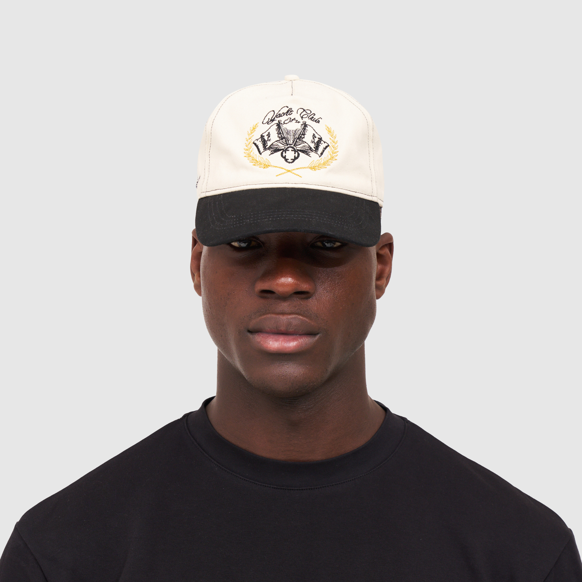 Yacht Club Hat (Cream/Black)