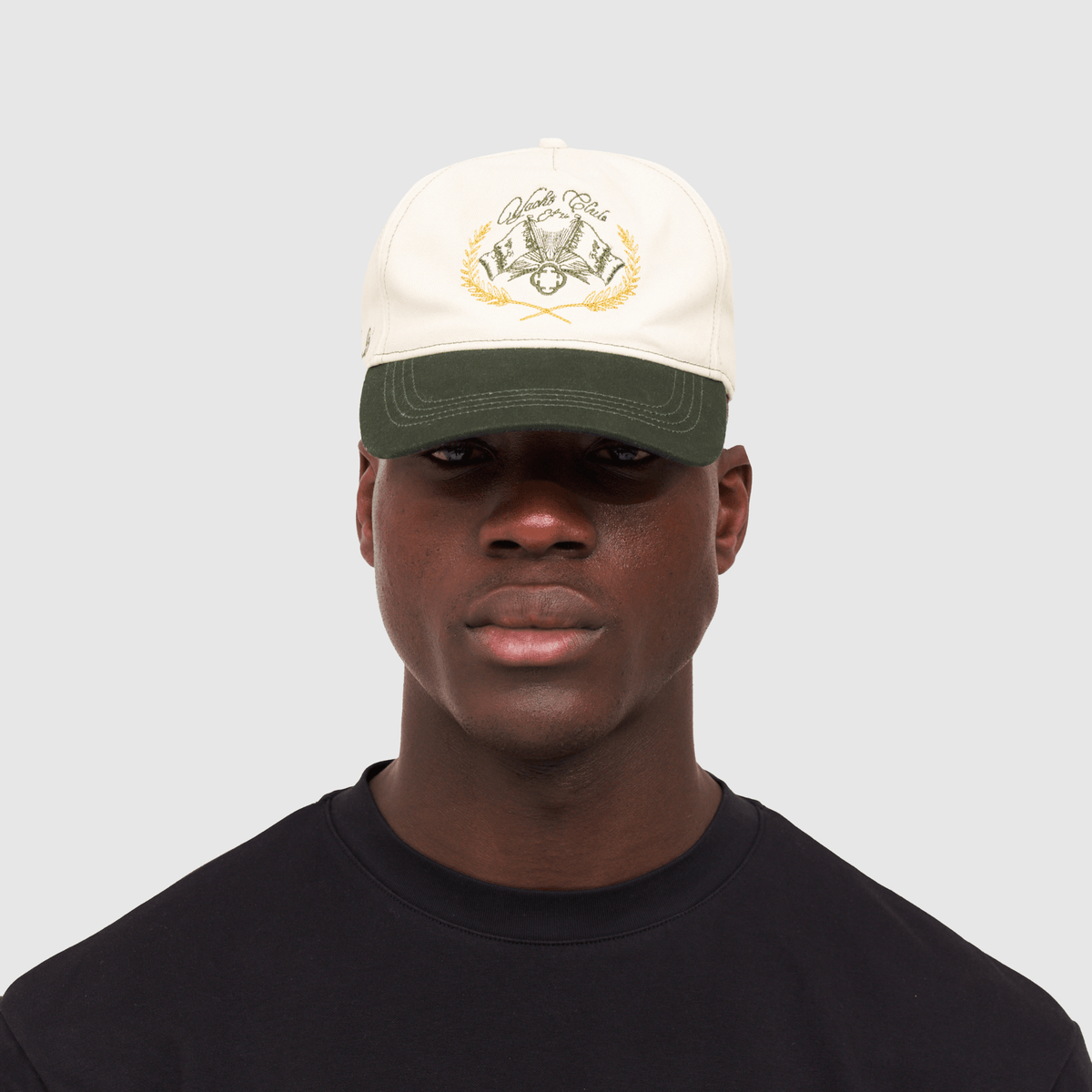Yacht Club Hat (Cream/Green)