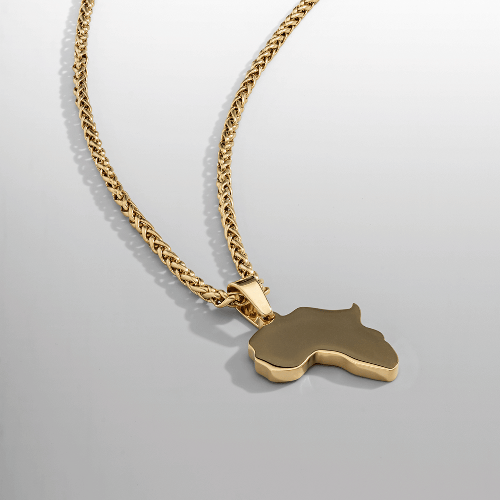 Online Africa necklace / outline of Africa / African pendant / Africa pendant necklace / Lola and Cash