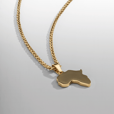 Africa Pendant (Gold)