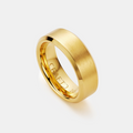 Bevelled Ring (Gold) 8mm