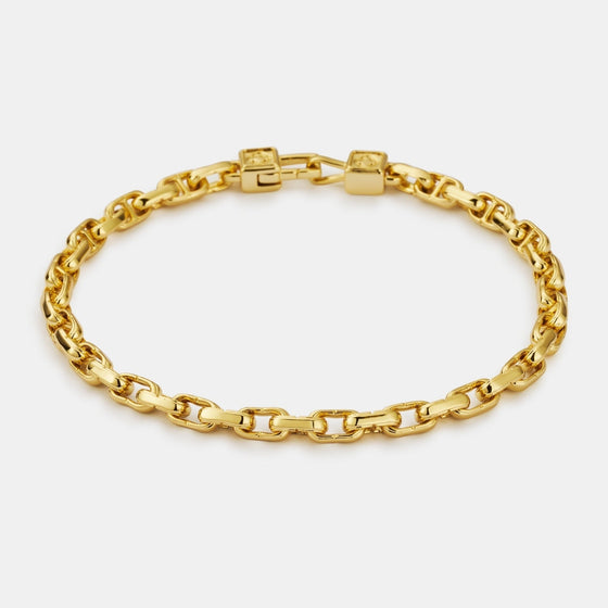 CD Anchor Link Bracelet (Gold)