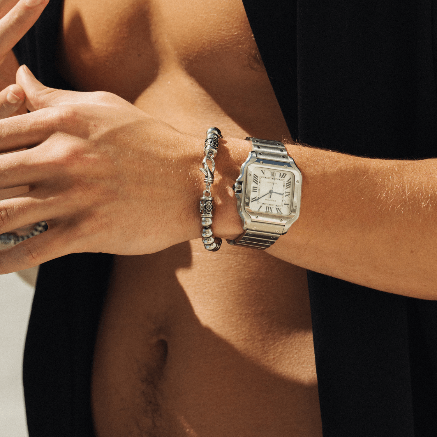 Chrome Ball Bracelet (Silver)