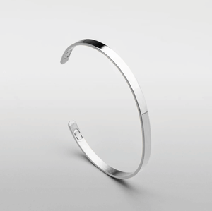 Brazalete clásico de 5 mm (plata)