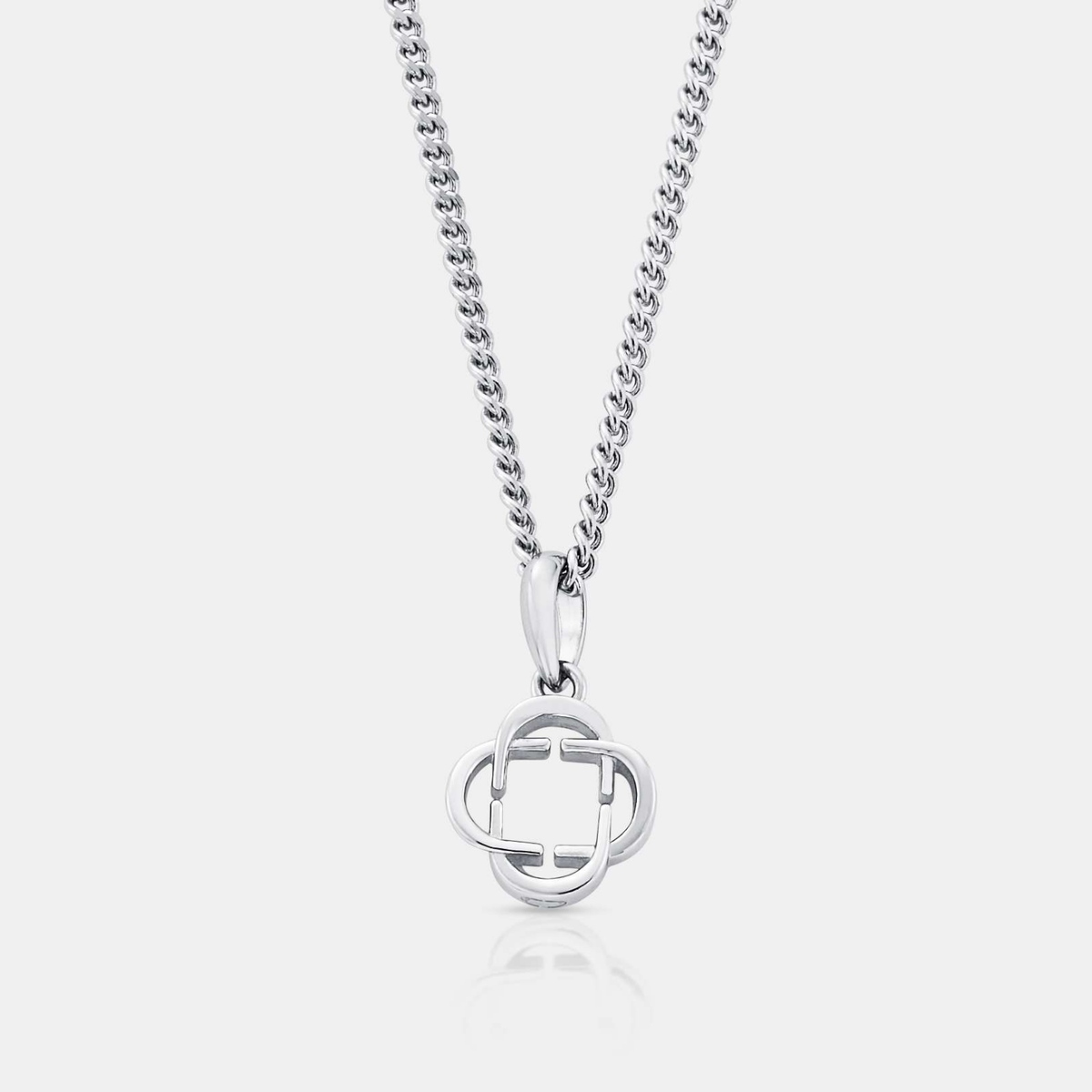 Clover Logo Pendant (Silver)
