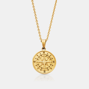 Colgante de brújula (oro)