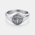 compass-signet-ring-silver