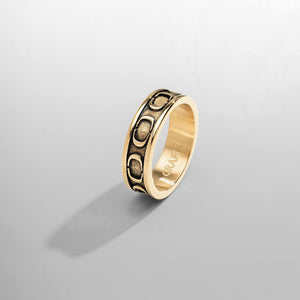 Anillo de banda CRAFTD (oro) 