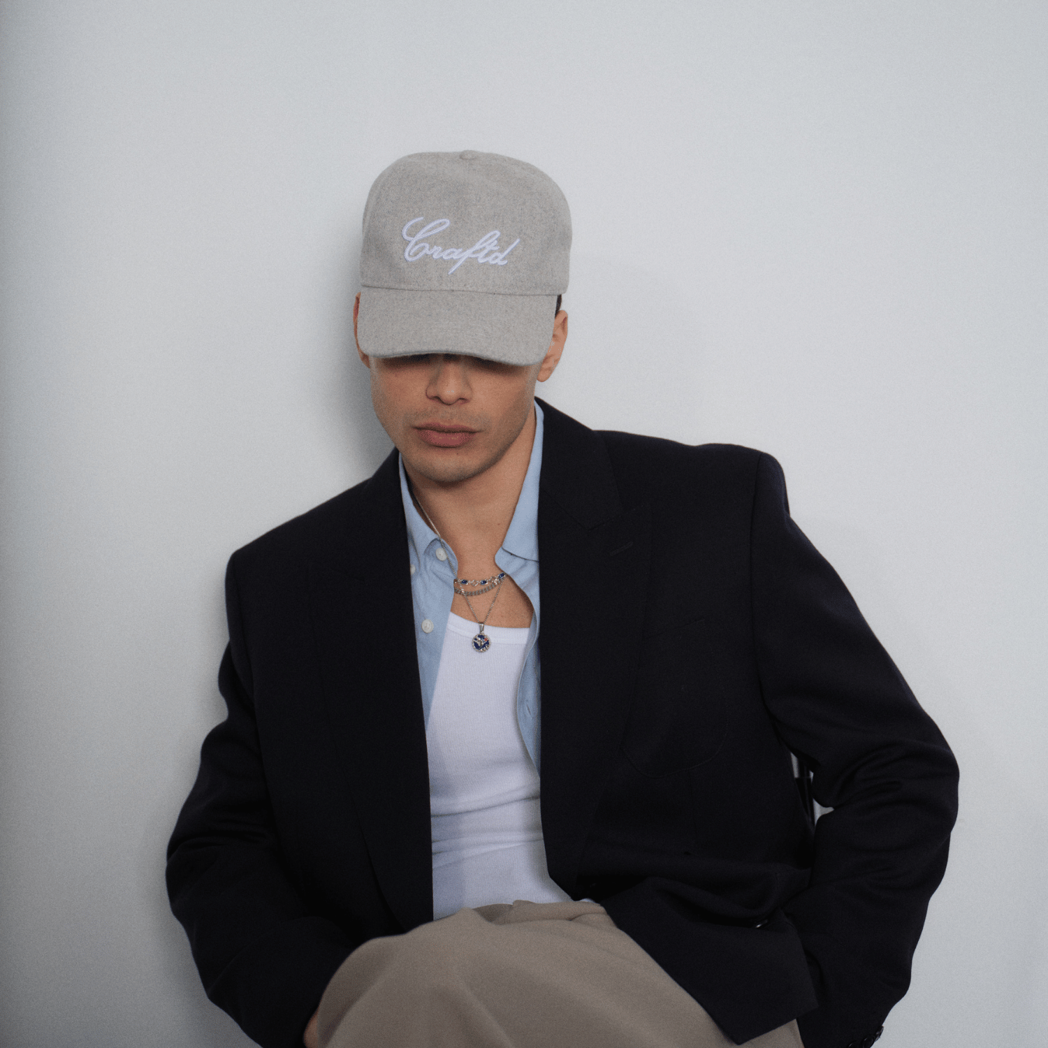 Wool Signature Hat (Grey)