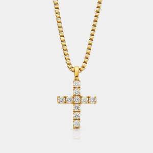 Iced Cross (Gold)