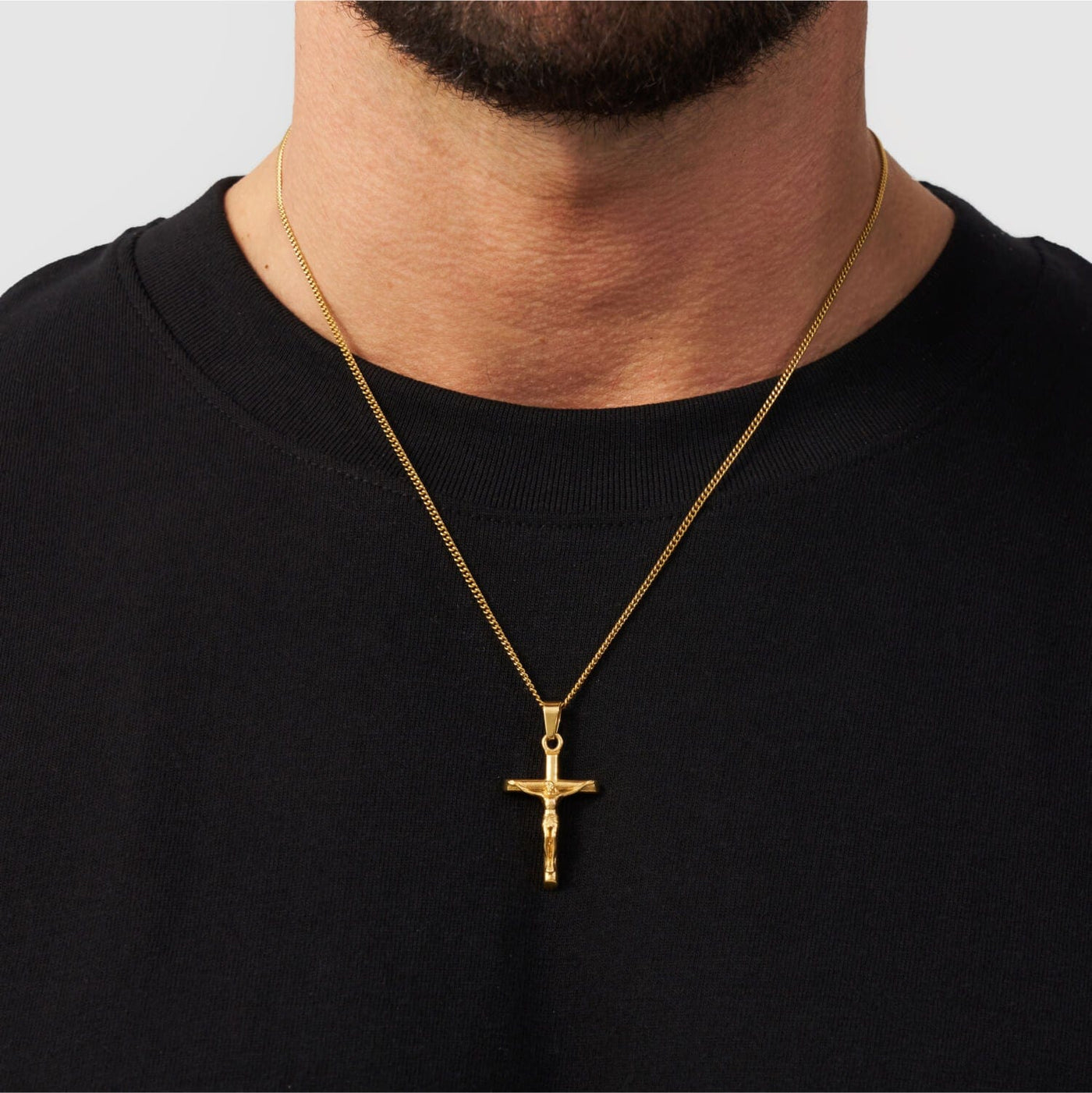 Gold Crucifix Necklace | CRAFTD London