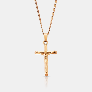 Crucifijo (oro rosa)