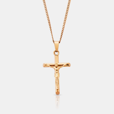 Crucifijo (oro rosa)