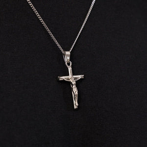 Crucifix | SIlver Cross And Chain | CRAFTD London