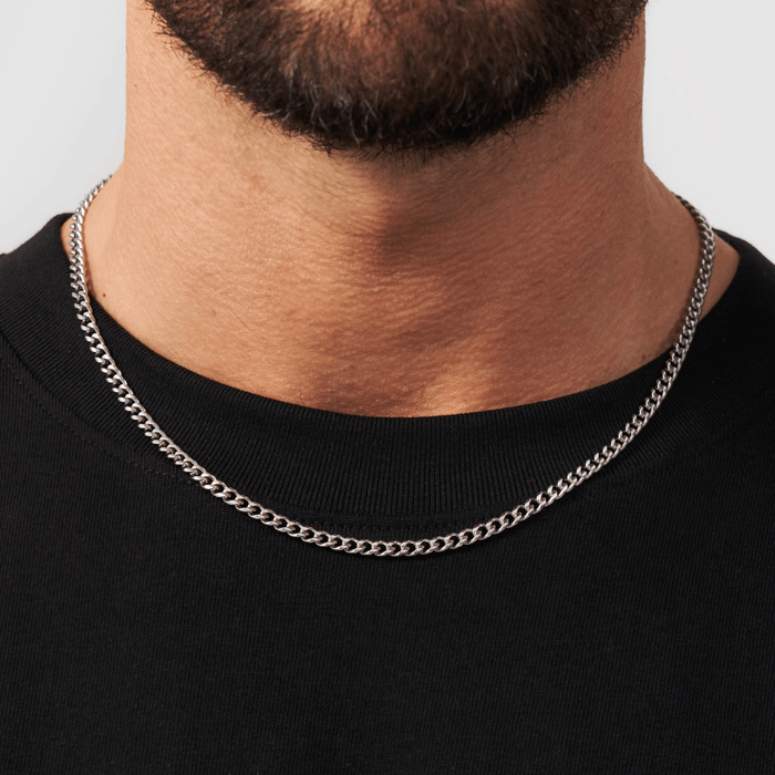 4MM Cuban Link Chain | Silver | CRAFTD London