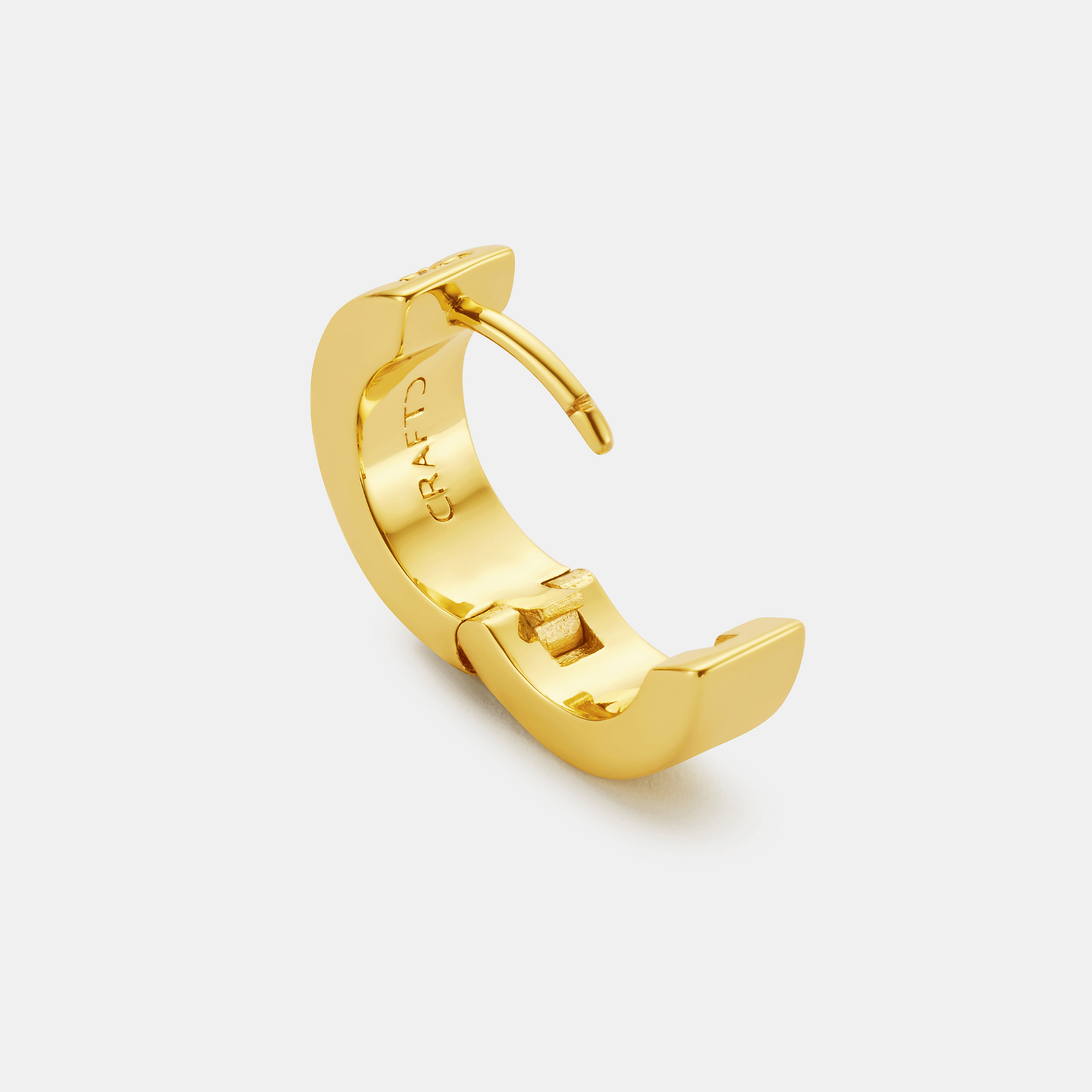 Diamond Hoop Earring (Gold)